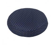 ObboMed SU-2500A Coussin Bouée pour Siège à Orthopédique pour Le Soulagement de Douleur de la Pression dHémorroïde du Pelvis, Prostate, Périnée, Post Natal; Noir avec Motif Bleu Nuit