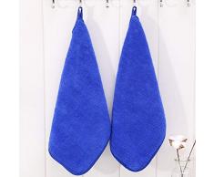 Yardwe 6pcs essuie-Mains Suspendus essuie-Mains en Molleton Microfibre Corail pour Cuisine