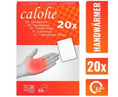 calohe Réchauffe-Mains - Chauffe-Poches pour la Saison Froide I Coussinet Chauffant pour Les Mains et Les Doigts I 20x Coussinets Chauffants