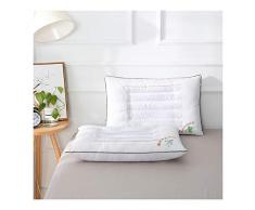 LittleCat Mesh respirant Sarrasin Oreiller magnétique Thérapie oreiller Cassia Lavande Oreiller (Couleur : White, Size : 75 * 45)