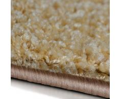 Tapis shaggy casa pura® tapis poil long | tapis doux, épais | Qualité allemande | tapis carré 200x200 | tailles et couleurs au choix | Barcelona, 200x200cm - beige
