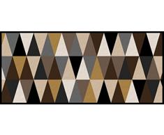 Chemin de Couloir – Tapis de cuisine – GEOMETRIC or – Chemin de universel – Cuisine – Chemin de – déco Tapis pour cuisine, couloir, salon et Bar – Chemin de la Star dans votre Appartement – staunen
