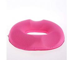 AZXIAOY Hémorroïdes Coussin De Siège De Donut pour Prostate Grossesse Post-Natal Chirurgie Soulagement De Douleur - 4 Couleurs pour Les Femmes Tissu De Maille,Pink