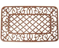 esschert Paillasson rectangulaire en Fonte Marron 67 x 42 cm