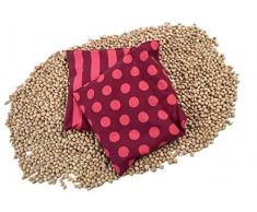 Coussin Chauffant en Noyaux de Cerise Bouillotte Naturel Fabriqué en Allemagne Excellent pour Douleurs dArthrose Musculaires Crampes Épaules Cou Dos Nuque Cervicales À chauffer au Micro-Ondes Four