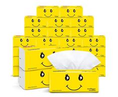 HULKY Papier Hygiénique À 3 Épaisseurs Log Soft (1/2/3 Paquets), 300 Mouchoirs Par Paquet (300/600/900 Mouchoirs Au Total), Serviettes En Papier Papier De Soie Papier Hygiénique Papier Hygiénique