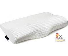 AIMO MP-013 de mousse à mémoire oreiller cervical NEWTECH, soulage reste avec des problèmes de cou, conçus pour accueillir lune quelconque posture