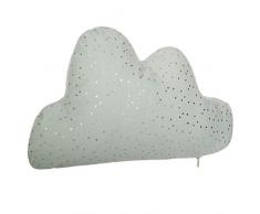 Atmosphera - Coussin Nuage zippé Aqua