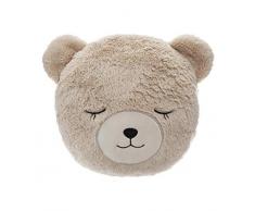 Atmosphera - Coussin Ours en Fourrure synthétique 27 cm