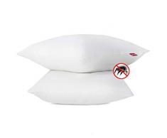 Abeil Lot de 2 Oreillers Acaristop (anti-acariens) 60 x 60 cm