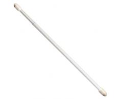 Riel Chyc Tringle à rideaux extensible ovale blanc 40-60 cm (2 pièces)