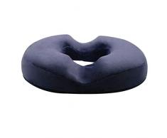 Donut Seat Cushion Memory Foam Oreiller - Soulagement de la douleur for le traitement des hémorroïdes, Prostate, Grossesse, Post-Natal, Post-opératoire, Soulage la pression exercée sur le coccyx