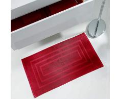 douceur dintÃ©rieur tapis de bain 50x85 cm eponge vitamine rouge