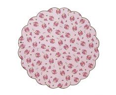 Talking Tables Truly Scrumptious Serviettes en Papier Ã Motif Floral et Bord FestonnÃ© pour GoÃ»ter Festif, Mariage et FÃªte dAnniversaire, Rose (Paquet de 20)