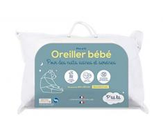 Ptit lit - Oreiller Bébé | Coussin Enfant 40x60 cm - Enveloppe 100% Coton - Anti Acariens - Hypoallergénique - Oeko Tex - Conception Française