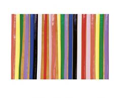Rideau de porte lanières plastique Multicolore