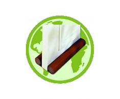 BAS DE PORTE DOUBLE BOUDIN 0,94 M MARRON