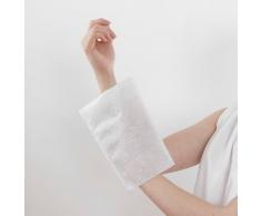 Gant de toilette à usage unique non tissé 75g soudé 155 x 210 mm / lot de 3 paquets de 50