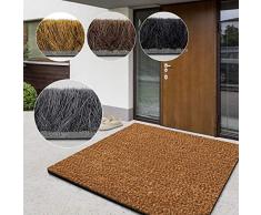 Tapis Coco Premium | Tapis Fibre Naturelle, Excellent Paillasson Exterieur et Intérieur | Tapis dEntrée Résistant, Absorbant | Nombreuses Tailles | Epaisseur 23 mm - 100x50 cm - Nature