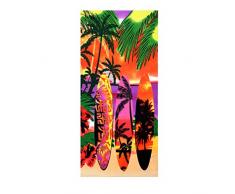 Serviette De Plage Microfibre 100x180cm Grande Leger Serviette de Bain pour Femme Homme et Enfants pour la Piscine Gym Yoga-Arbre