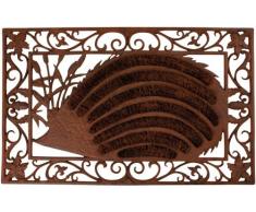 Esschert Design Fallen Fruits Paillasson en Fonte Hérisson