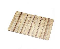 Tapis de Bain en Terre de Diatomée - Séchage Rapide et antidérapant 60 X 39 cm