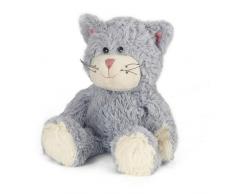 Peluche chauffante - Chat bleu - Passe au micro-ondes - Warmies