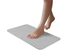 Yoassi Tapis de Bain, Tapis Diatomite Antidéparant Séchage Rapide et Super Absorbant deau pour Salle de Bain