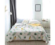 Couette dété,Super Couette dété,Édredon dété emboîté qu Édredon en plumes.Lété en coton lavé est imprimé en coton Loka. Lété est frais, le climatiseur double simple est mince (1,1 * 1,5 m).