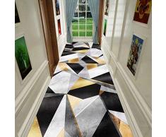 ZRUYI Tapis Couloir Tapis De Passage D'allée Impression En 3D Extra Long Moderne Ménage Tapis, Taille Personnalisable (Color : A, Size : 0.6x3m)