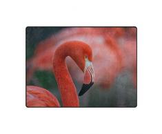 Use7 Tapis Humoristique pour Salon et Chambre à Coucher Motif Oiseau, Tissu, Multicolore, 160cm x 122cm(5.3 x 4 Feet)