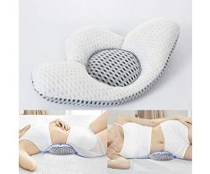 Deusa Oreiller de Dos en Forme de Feuille avec Sarrasin de Sommeil Oreillers de Grossesse