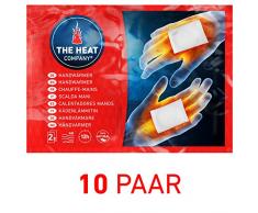 THE HEAT COMPANY Chauffe-Mains - EXTRA CHAUD - Chaufferettes Mains - 12 heures de chaleur - chaleur immédiate - autochauffante - purement naturel - 10 paires