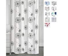 RIDDER 303210–00 Rideau de Douche décran, Vinyle, Noir, 200 x 180 cm