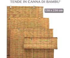 Professional Store en bambou avec poulie, pour extérieur, 150 x 250 cm