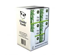 Le Cheeky Panda 100% bambou Facial Tissue, Lot de 12, Total 672 Mouchoirs