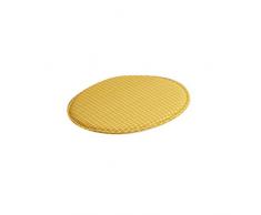 Sharplace Coussin Dessus De Chaise Coton Motif Rond Galette de Siège Auto Bureau Seat Maison Décor - Vérification Jaune