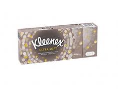 Kleenex Ultrasoft Mouchoirs, sensibles et souples, 10 paquets