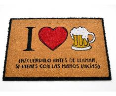 Paillasson I Love bière - humour