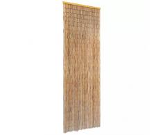 FAMIROSA Rideau de Porte Contre Insectes Bambou 56 x 185 cm
