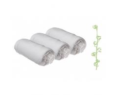 Drap housse Coton Bio pour lit king size 160x200 - Blanc