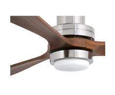 Faro Barcelona 33463 - Lantau-G LED Ventilateur De Plafond Nickel Mat