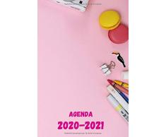 Agenda Quotidien Journalier scolaire 2020 2021 du 1 septembre 2020 au 11 Juillet 2021 avec calendrier des vacances scolaires pour les zones A,B et C Format 6x9 pouce