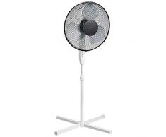 AmazonBasics Ventilateur sur pied oscillant 3 vitesses, 40 W, noir