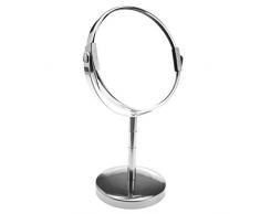 ENET 3 x grossissant Miroir à Poser Double Face Rond Maquillage Miroir sur Pied