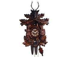 Noir forêts Coucou Horloge/Montre de Forêt Noire (original, certifié), mécanique à remontage de 1 jour, kukus, kukuks Horloge, horloge kuckuks (beau cadeau de Noël)