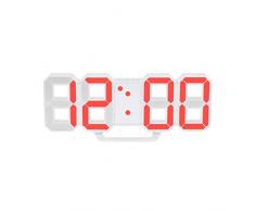 Gwendoll Horloge Murale numérique LED de Grande Taille à la Mode