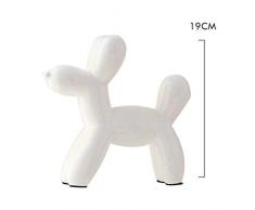 Rouku Banque Ballon Nordique Chien Tirelire Artisanat en céramique décoration de la Maison décorations de Chambre Tirelire