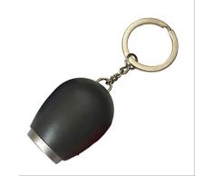 YMKXXB Porte-Clés Horloges Portatives avec Porte-Clés Mini Horloge LED avec Projection Numérique Time Watch Digital Clock Night Light Noir