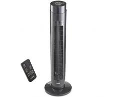 VonHaus Ventilateur Colonne 88cm avec Fonction Ionisation, 3 Réglages de Vitesse et Oscillation - 1m Tour - Portable